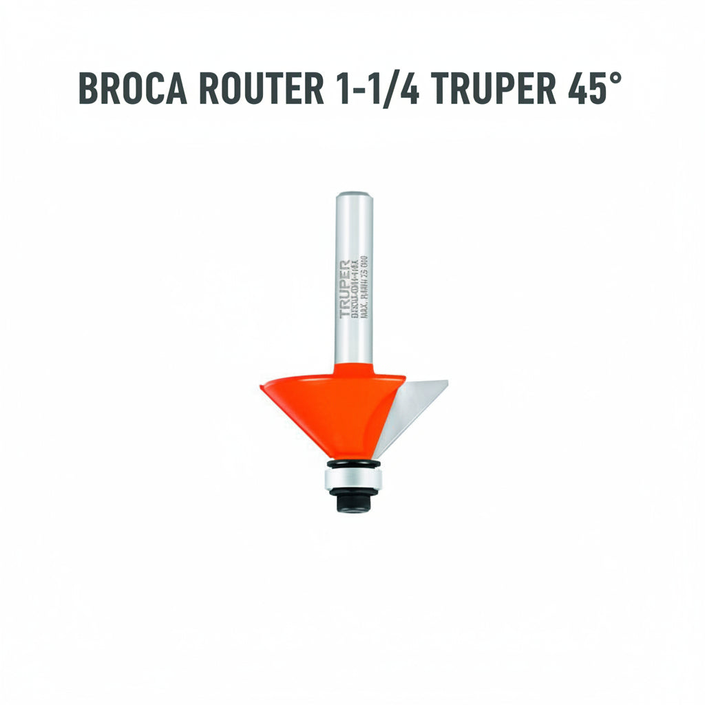 BROCA ROUTER 1-1/4 TRUPER 45/GRADOS