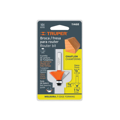BROCA ROUTER 1-1/4 TRUPER 45/GRADOS
