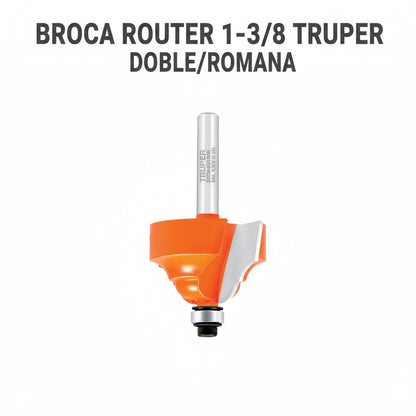 BROCA ROUTER 1-3/8 TRUPER DOBLE/ROMANA