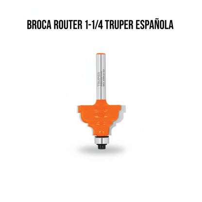 BROCA ROUTER 1-1/4 TRUPER ESPAÑOLA