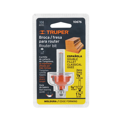 BROCA ROUTER 1-1/4 TRUPER ESPAÑOLA