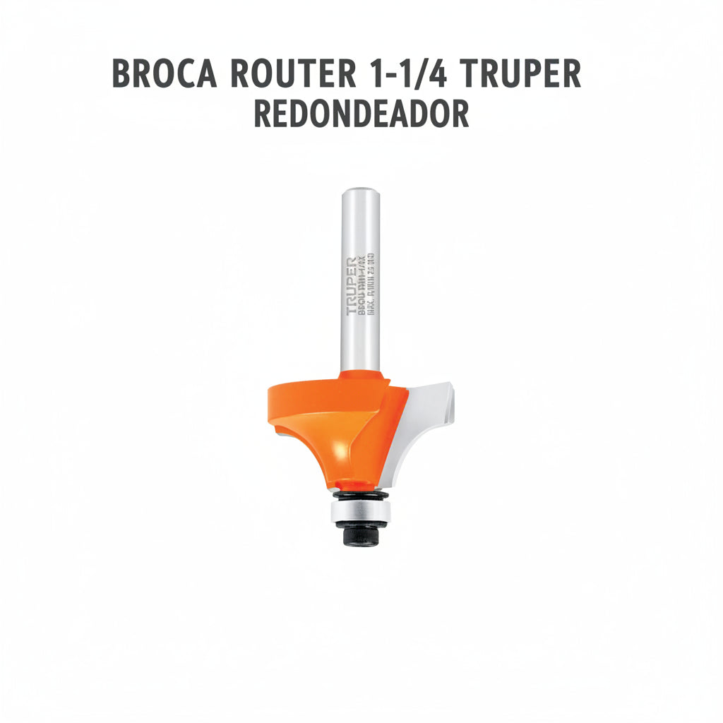 BROCA ROUTER 1-1/4 TRUPER REDONDEADOR