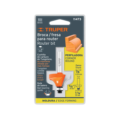 BROCA ROUTER 1-1/4 TRUPER REDONDEADOR