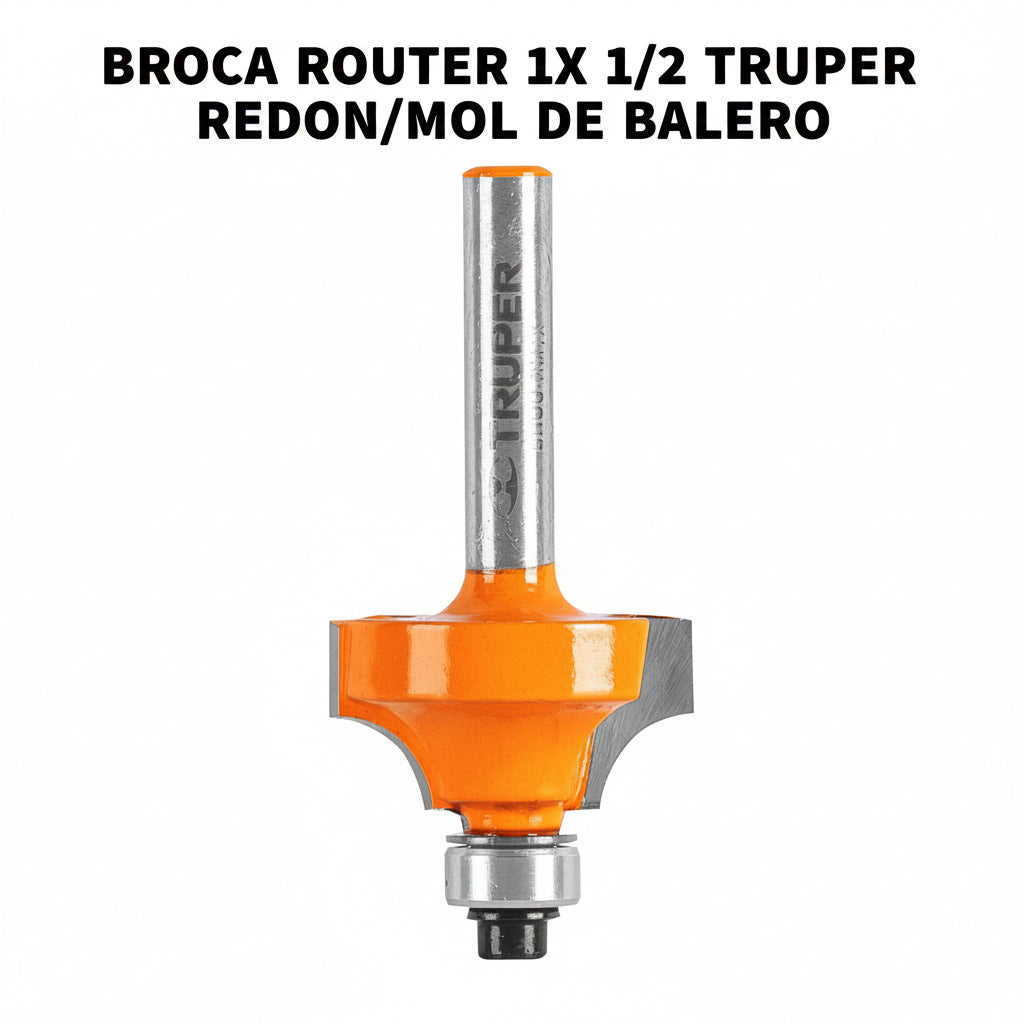 BROCA ROUTER 1X 1/2 TRUPER REDON/MOL DE BAL
