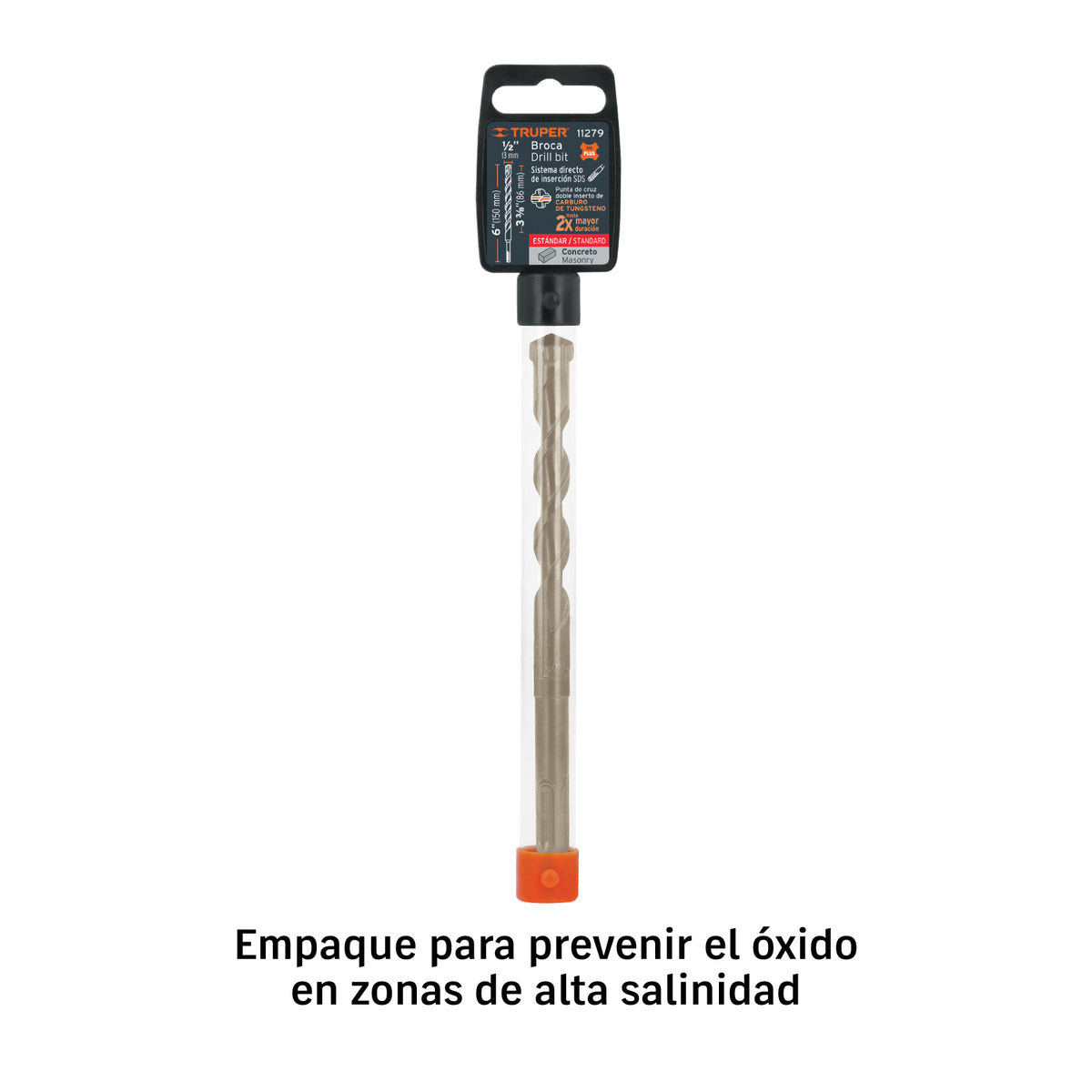 BROCA TRUPER SDS PLUS DE 1/12 PULGADAS PARA CONCRETO