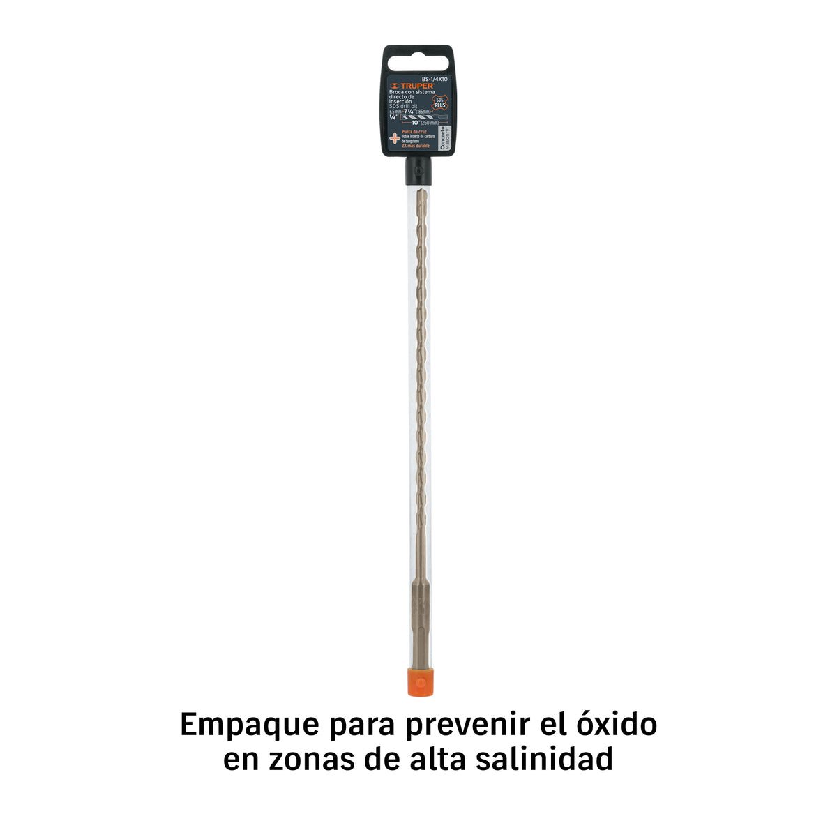 BROCA TRUPER SDS PLUS DE 1/4 PULGADAS PARA CONCRETO