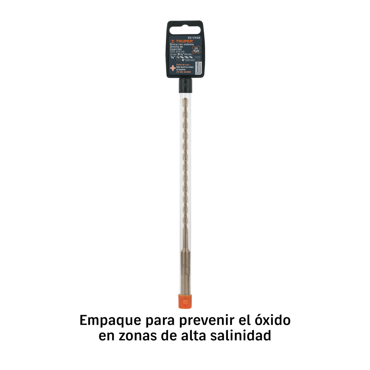 BROCA TRUPER SDS PLUS DE 1/4 PULGADAS PARA CONCRETO