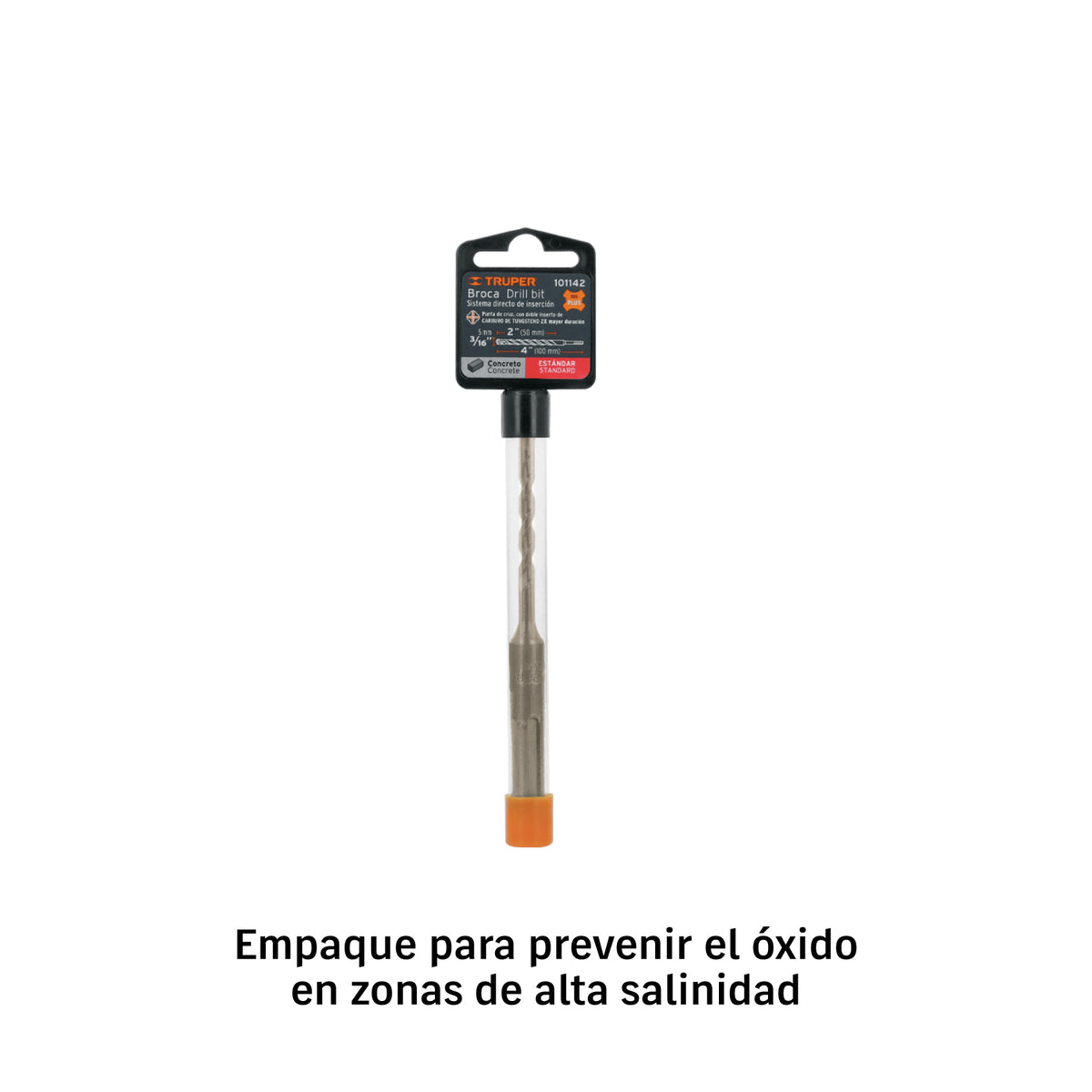 BROCA TRUPER SDS PLUS DE 3/16 PULGADAS PARA CONCRETO