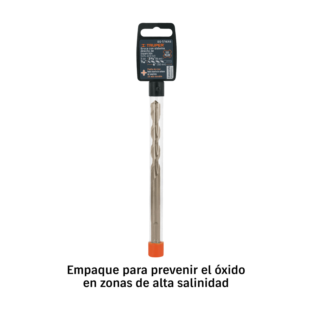 BROCA TRUPER SDS PLUS DE 7/16 PULGADAS PARA CONCRETO