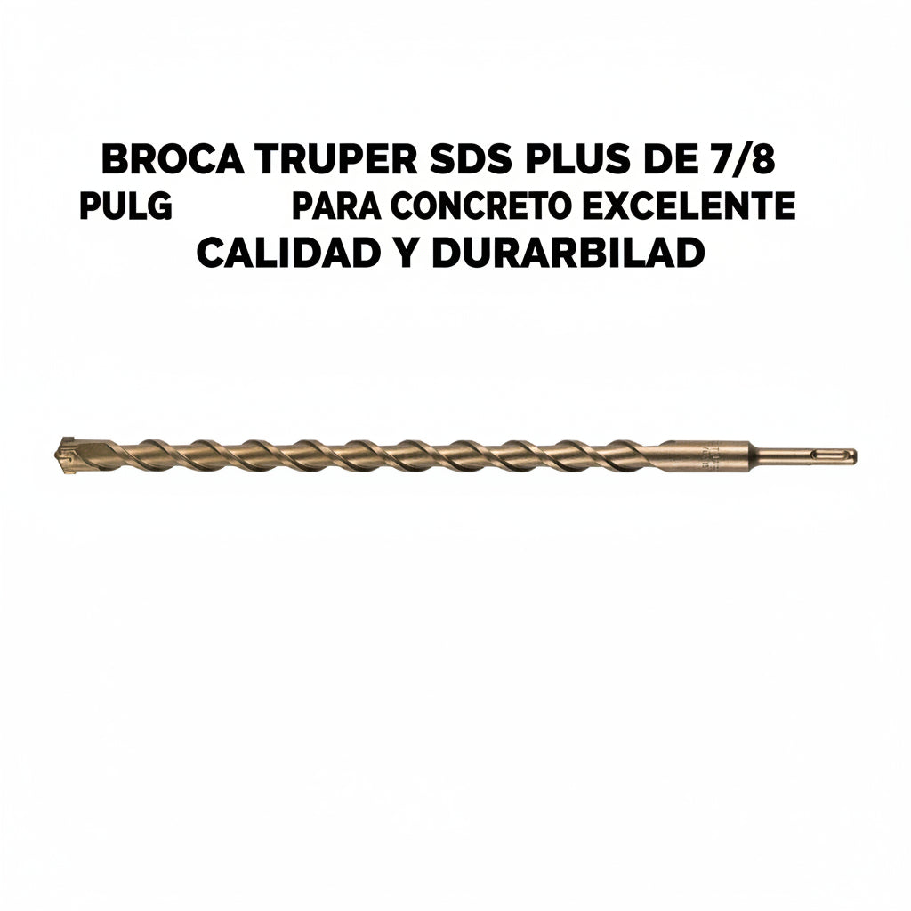 BROCA TRUPER SDS PLUS DE 7/8 PULGADAS PARA CONCRETO