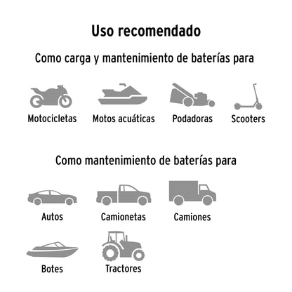 CARGADOR DE BATERIA TRUPER DE MINI 1A 6-12V