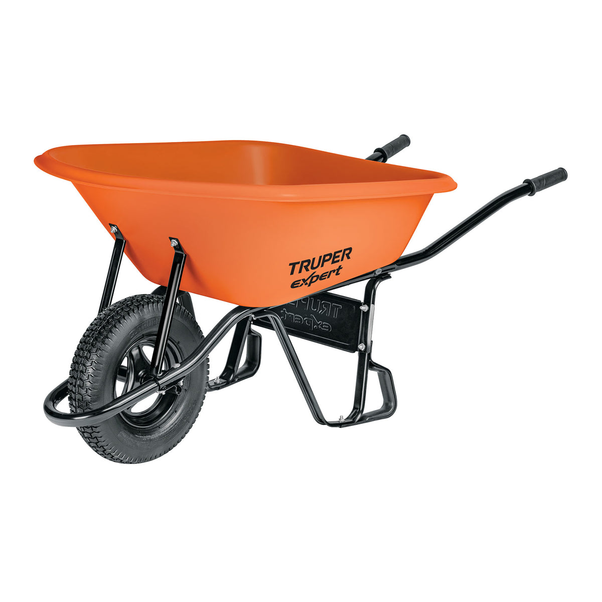 CARRETA TRUPER DESARMADA PLASTICA PARA GRANOS CAT-60PLX ANARANJADA