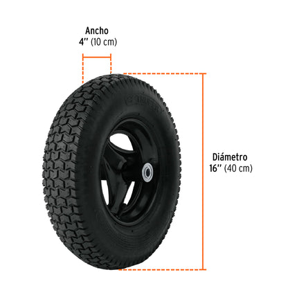 CARRETA TRUPER DESARMADA PLASTICA PARA GRANOS CAT-60PLX ANARANJADA