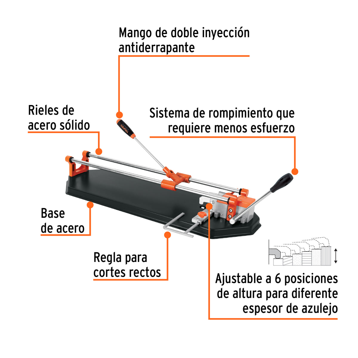 CORTADOR AZULEJO 23 TRUPER CAZ-60X2 PRO