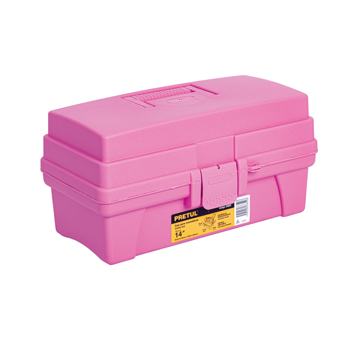 CAJA PRETUL COSMETIQUERA 14 CCO-14RP ROSA/MORADA
