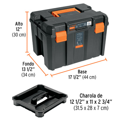 CAJA PARA HERRAMIENTAS TRUPER 17X12 PROFUNDA CHA-1712