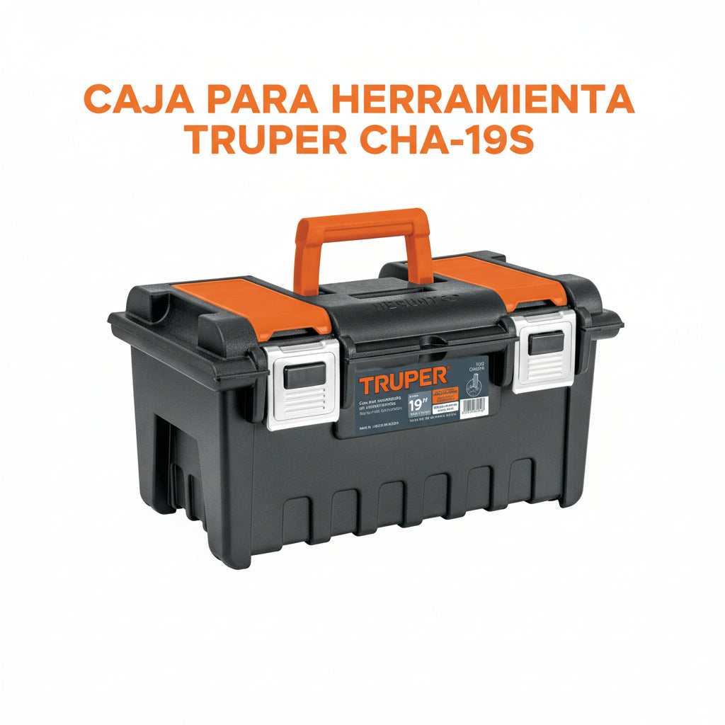 CAJA PARA HERRAMIENTA TRUPER CHA-19S NARANJA