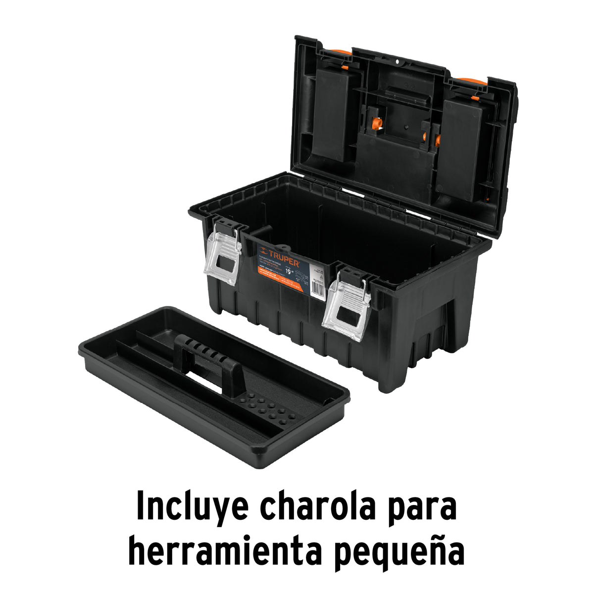 CAJA PARA HERRAMIENTA TRUPER CHA-19S NARANJA
