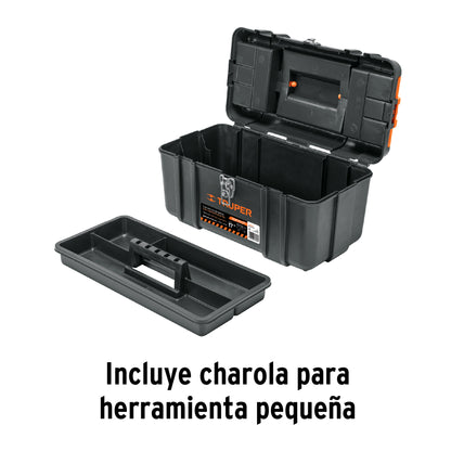 CAJA PARA HERRAMIENTAS CON COMPARTIMIENTOS TRUPER CHP-17XC NEGRA INDUSTRIAL