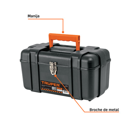 CAJA PARA HERRAMIENTA TRUPER CHP-17X NEGRA INDUSTRIAL
