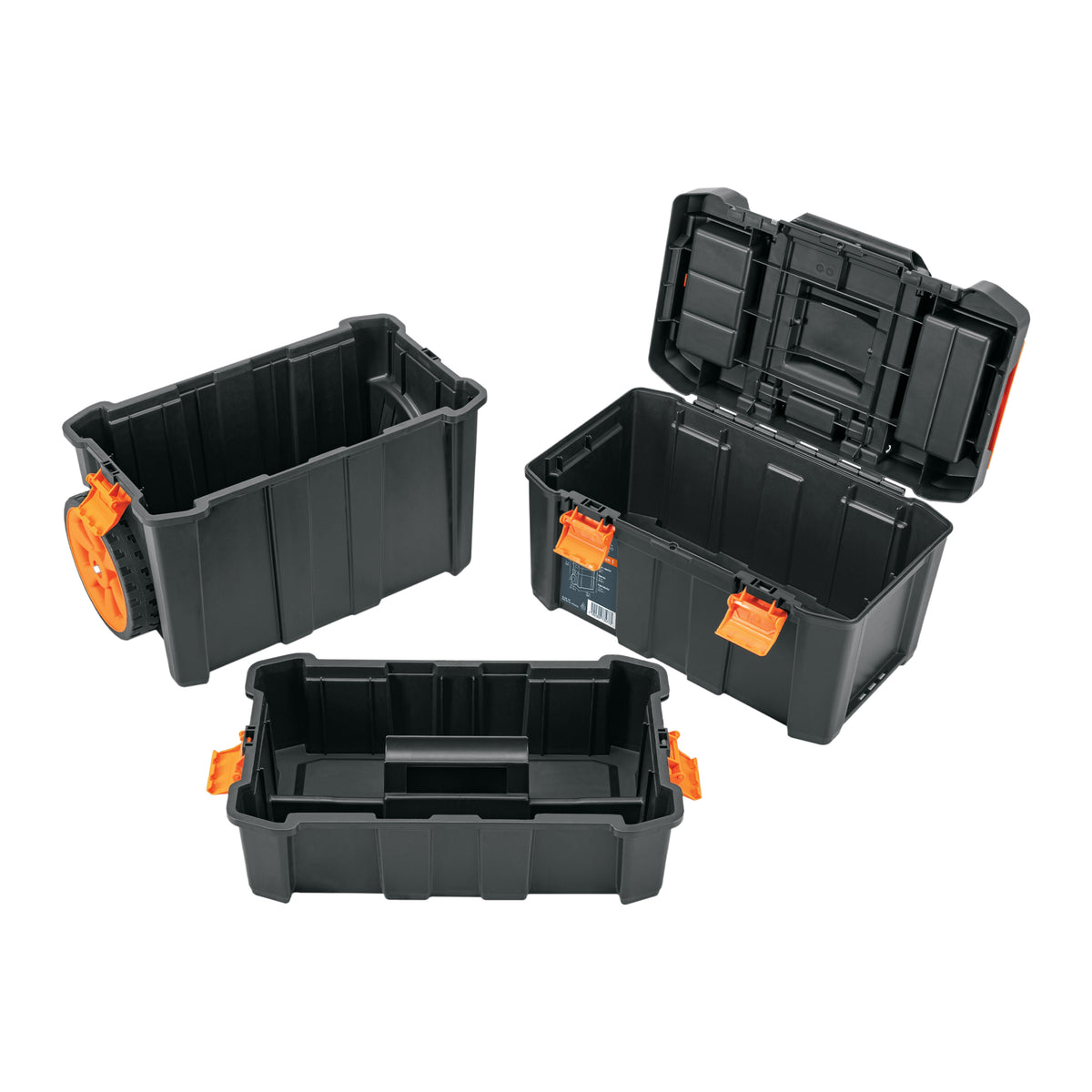 CAJA PARA HERRAMIENTAS TRUPER 19X25 CON RUEDAS 3 NIVELES CHP-1925R