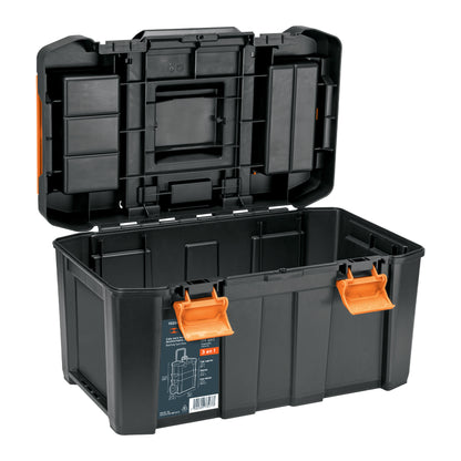 CAJA PARA HERRAMIENTAS TRUPER 19X25 CON RUEDAS 3 NIVELES CHP-1925R