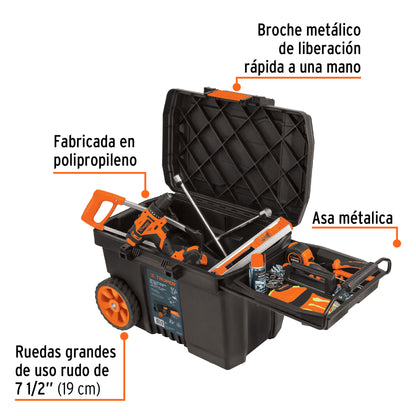 CAJA PARA HERRAMIENTA TRUPER 23 CON RUEDAS CHP-23R