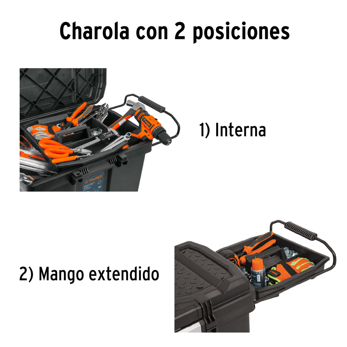 CAJA PARA HERRAMIENTA TRUPER 23 CON RUEDAS CHP-23R