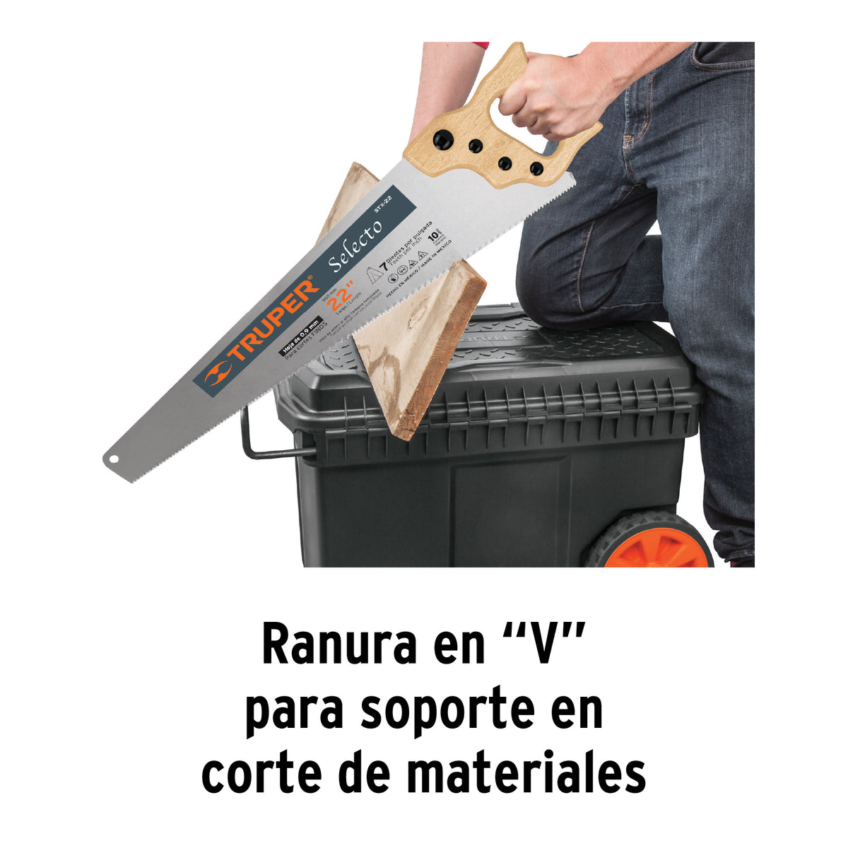 CAJA PARA HERRAMIENTA TRUPER 23 CON RUEDAS CHP-23R