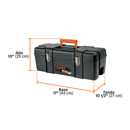 CAJA PARA HERRAMIENTA TRUPER CHP-17X NEGRA INDUSTRIAL