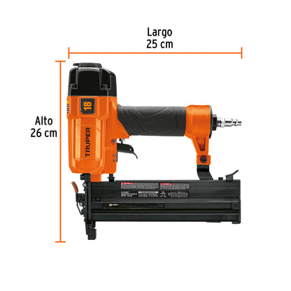 MAQUINA PARA CLAVAR Y ENGRAPAR NEUMATICA CAL.18 TRUPER CLNE-18E