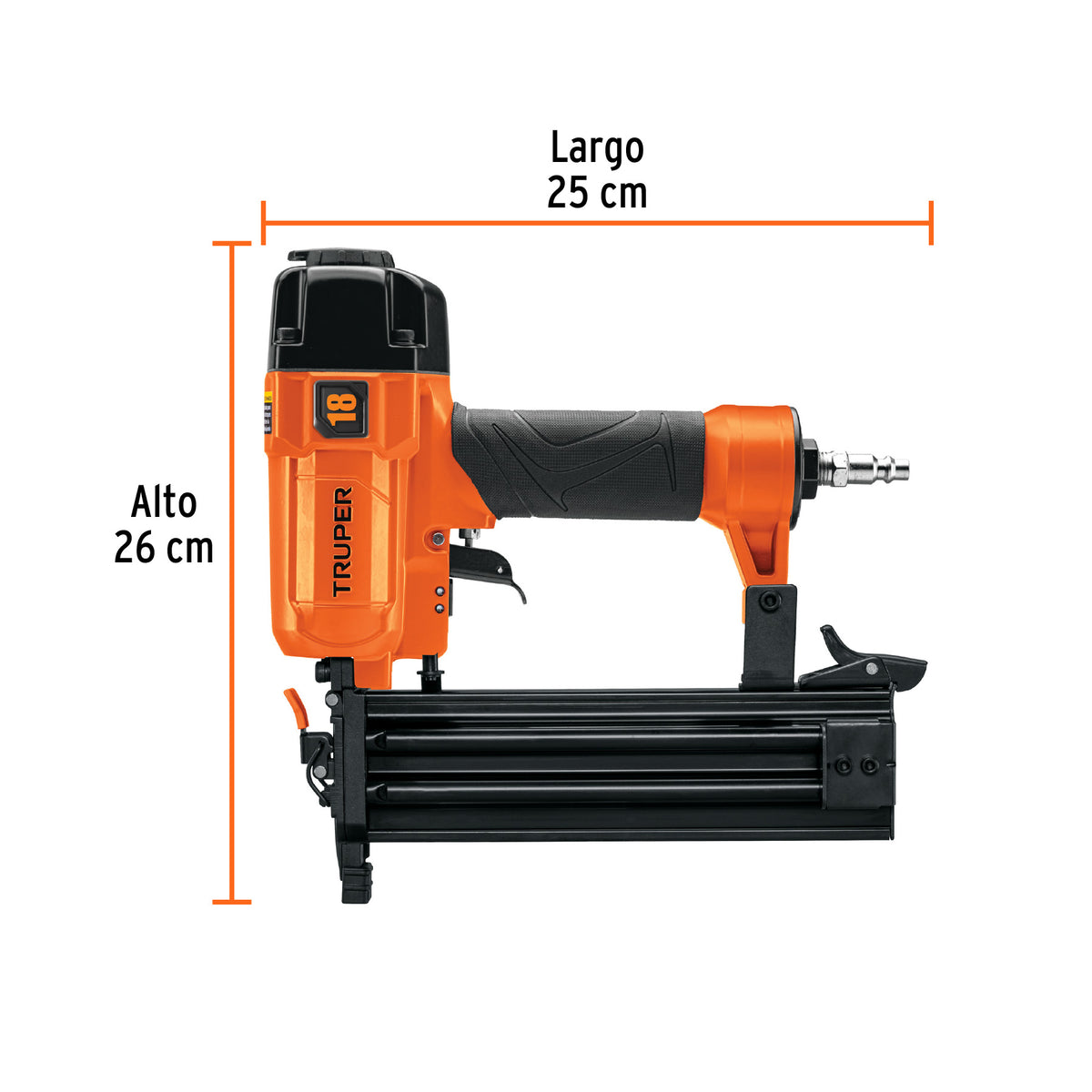 MAQUINA PARA CLAVAR NEUMATICO CAL.18 TRUPER CLNE-18