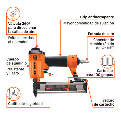 MAQUINA PARA CLAVAR NEUMAT CAL.20 TRUPER CLNE-23