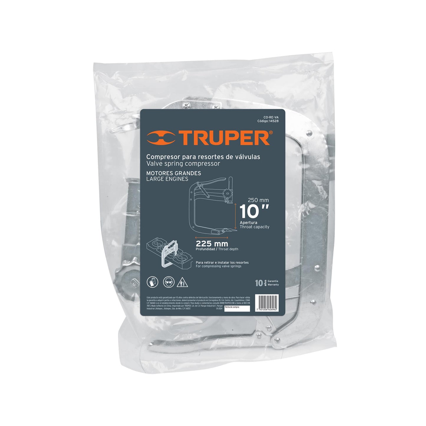 COMPRIMIDOR DE ESPIRAL PARA VALVULAS TRUPER