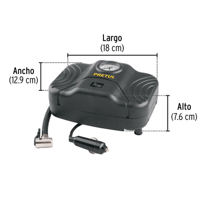 COMPRESOR DE AIRE PARA CARRO PRETUL