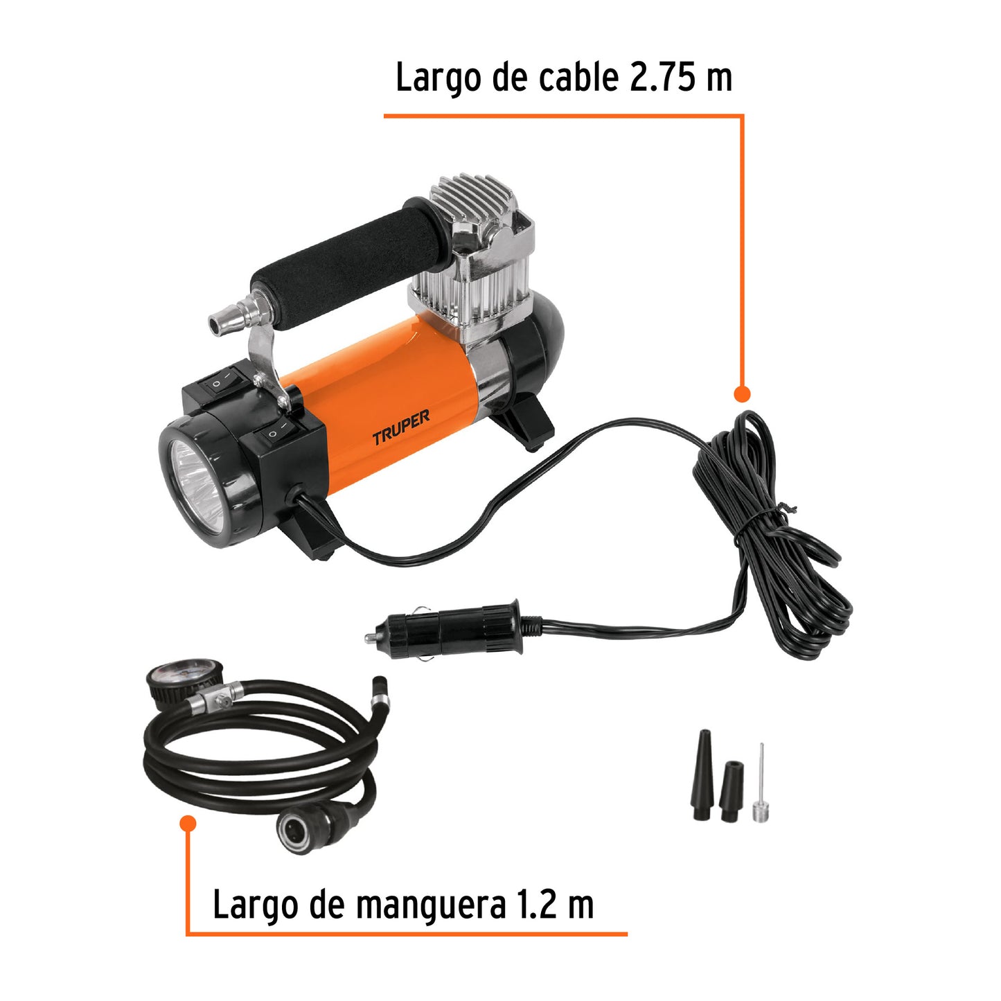 COMPRESOR DE AIRE PARA CARRO TRUPER