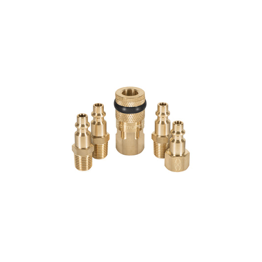 JUEGO COPLE/CONECTORES PARA COMPR F/M 5PCS TRUPER