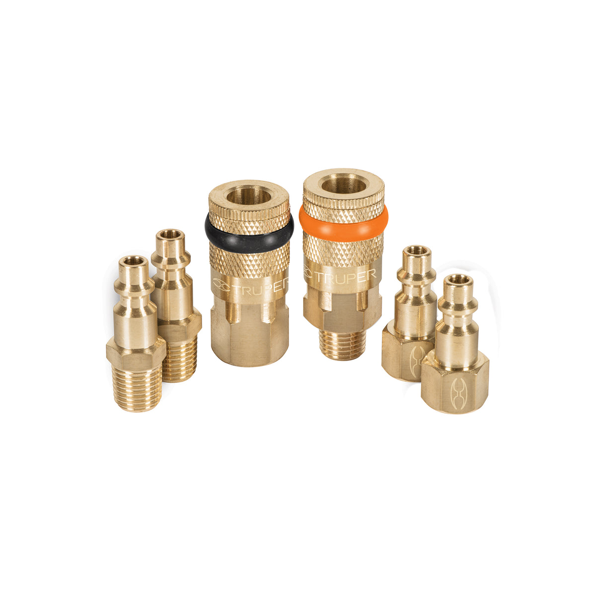 UEGO COPLES/CONECTORES PARA COMPR F/M 6PCS TRUPER