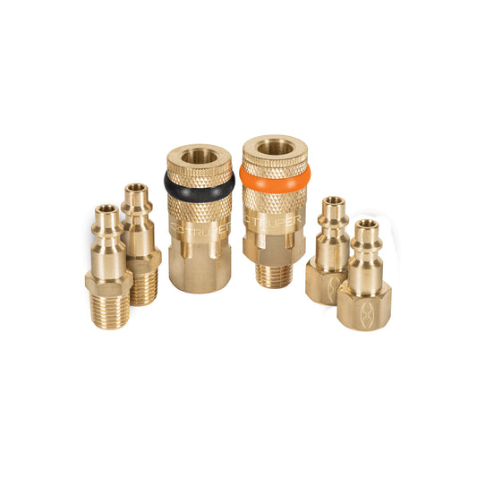 UEGO COPLES/CONECTORES PARA COMPR F/M 6PCS TRUPER