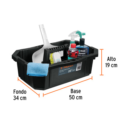 CANASTA PLASTICA PARA USOS VARIOS TRUPER CORG-20
