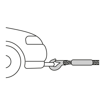 LAZO REMOLQUE CARRO 4.5M CON GANCHO TRUPER
