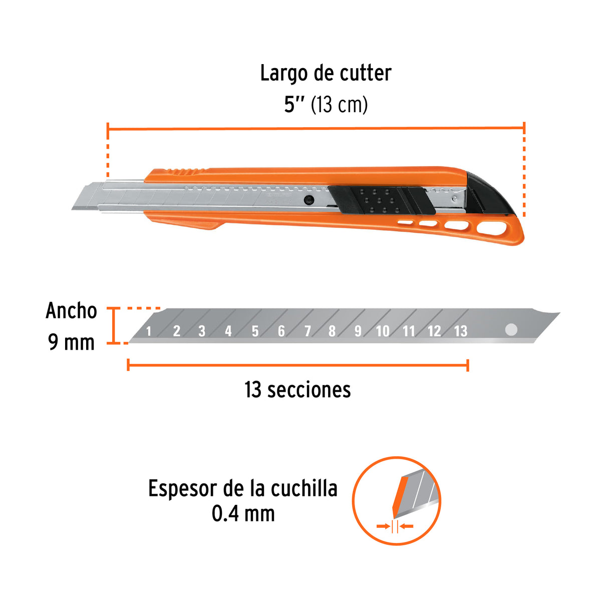CUCHILLA PARA TAPICERO 5 CUT-5 TRUPER
