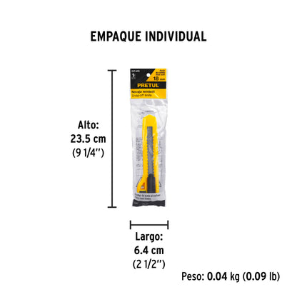 CUCHILLA PARA TAPICERO 6 CUT-6PB PRETUL