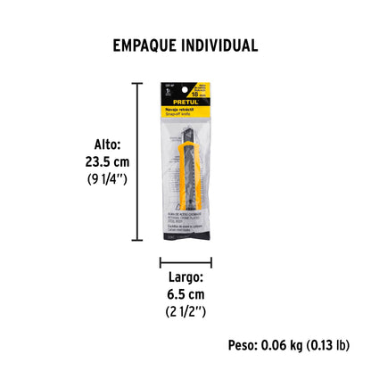 CUCHILLA PARA TAPICERO 6' CUT-6P PRETUL