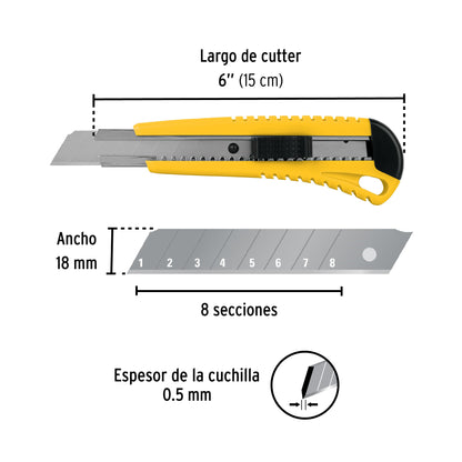 CUCHILLA PARA TAPICERO 6' CUT-6P PRETUL