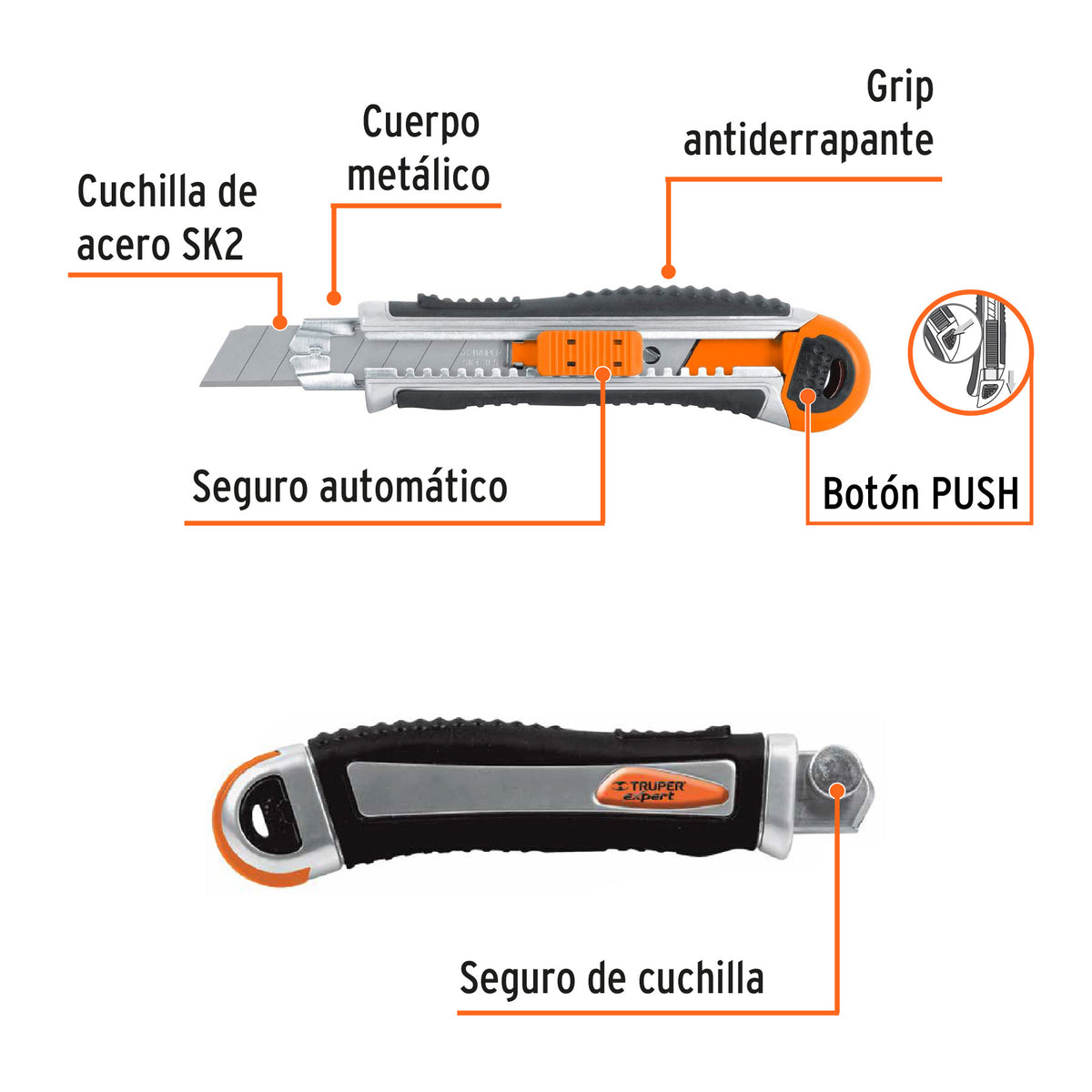 CUCHILLA PARA TAPICERO 6 CUT-6XX TRUPER