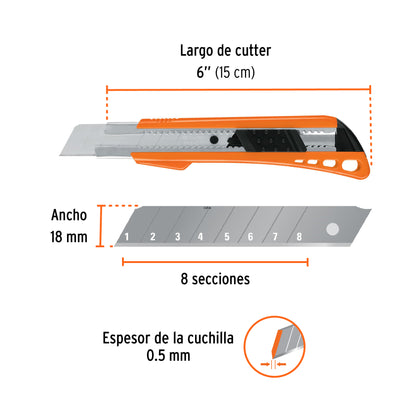 CUCHILLA PARA TAPICERO 6 CUT-6 TRUPER