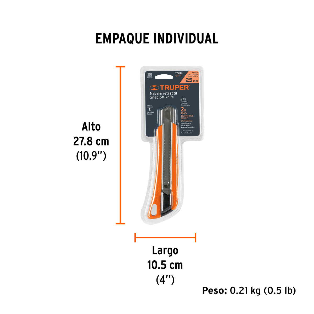 CUCHILLA PARA TAPICERO 7 CUT-7 TRUPER