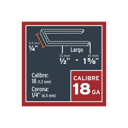 GRAPADORA NEUMATICA CAL. 18 ENNE-120 TRUPER