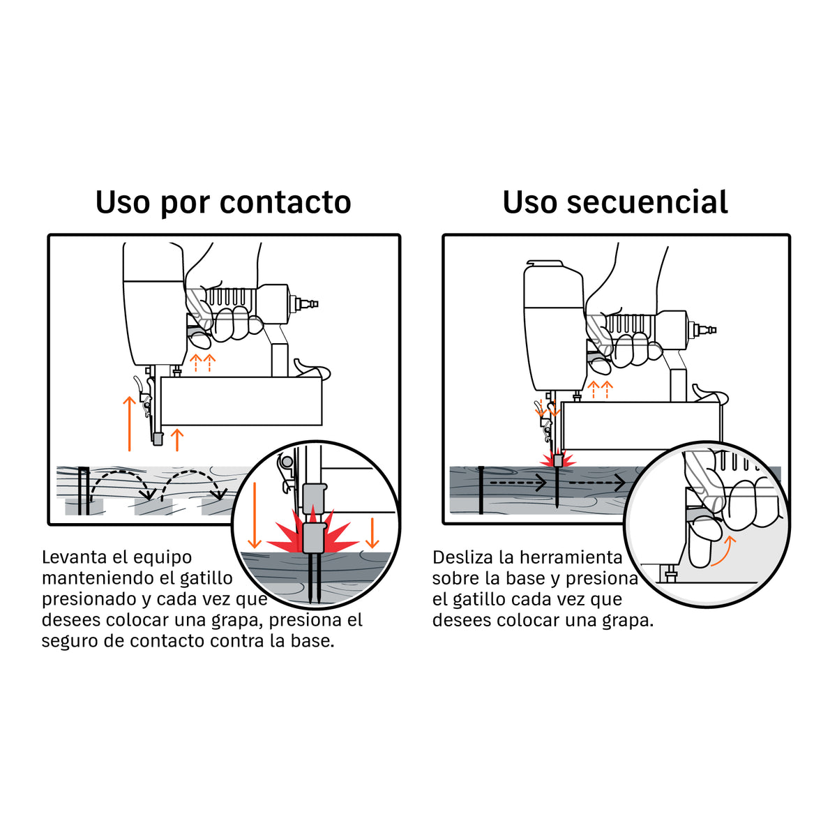 GRAPADORA NEUMATICA CAL. 18 ENNE-120 TRUPER